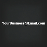Large Custom Business Email Sticker