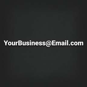 Large Custom Business Email Sticker