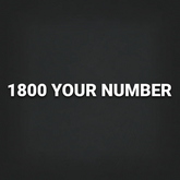 Personalised Phone Number Banner Decal