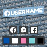 Personalised Facebook Decal Sticker