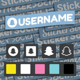 Custom Snapchat Handle Sticker
