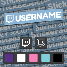 Personalised Twitch Decal Sticker