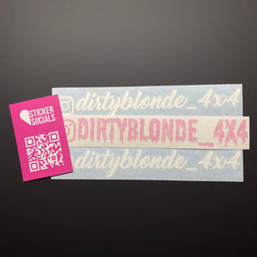Personalised Instagram Decal Sticker