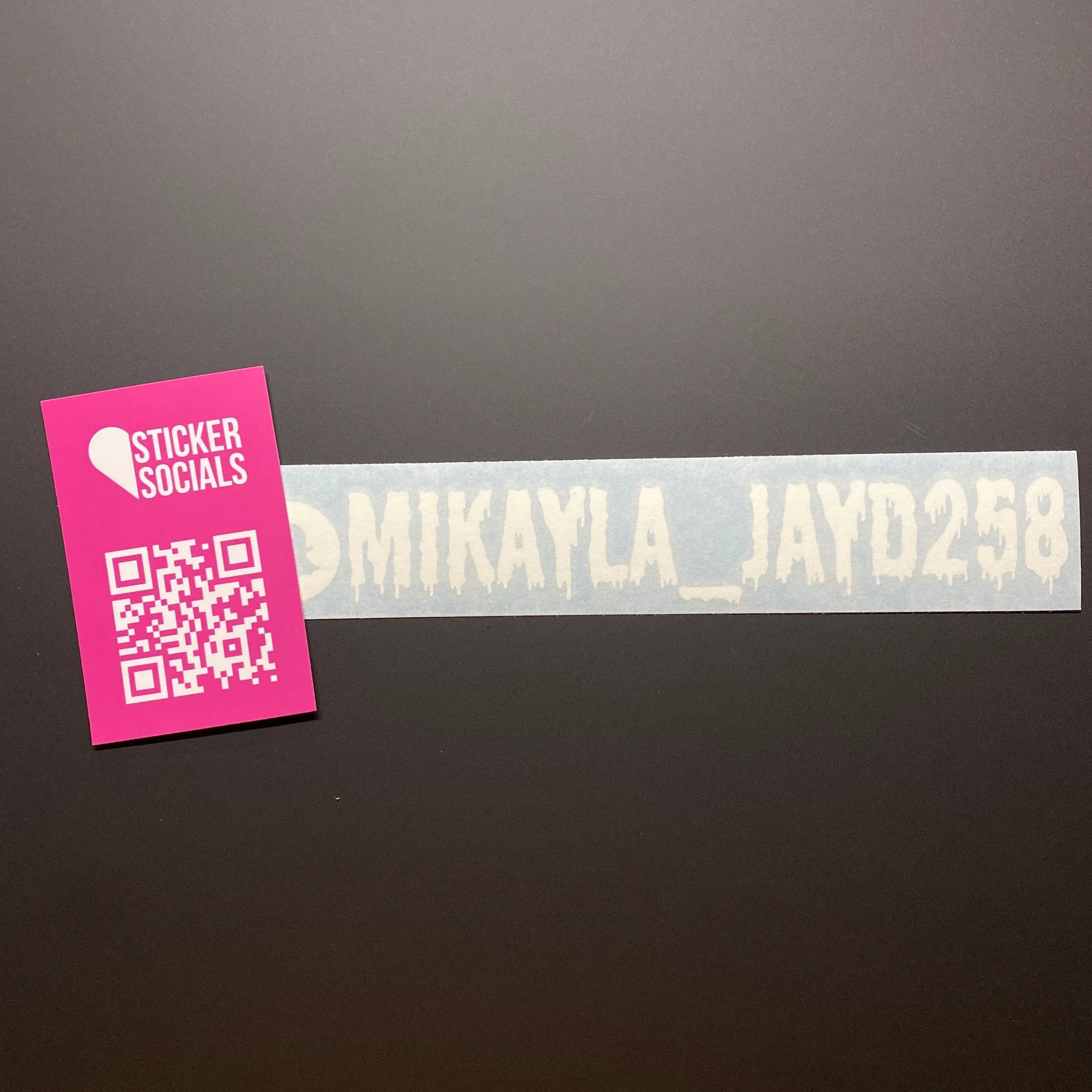 Custom Snapchat Handle Sticker